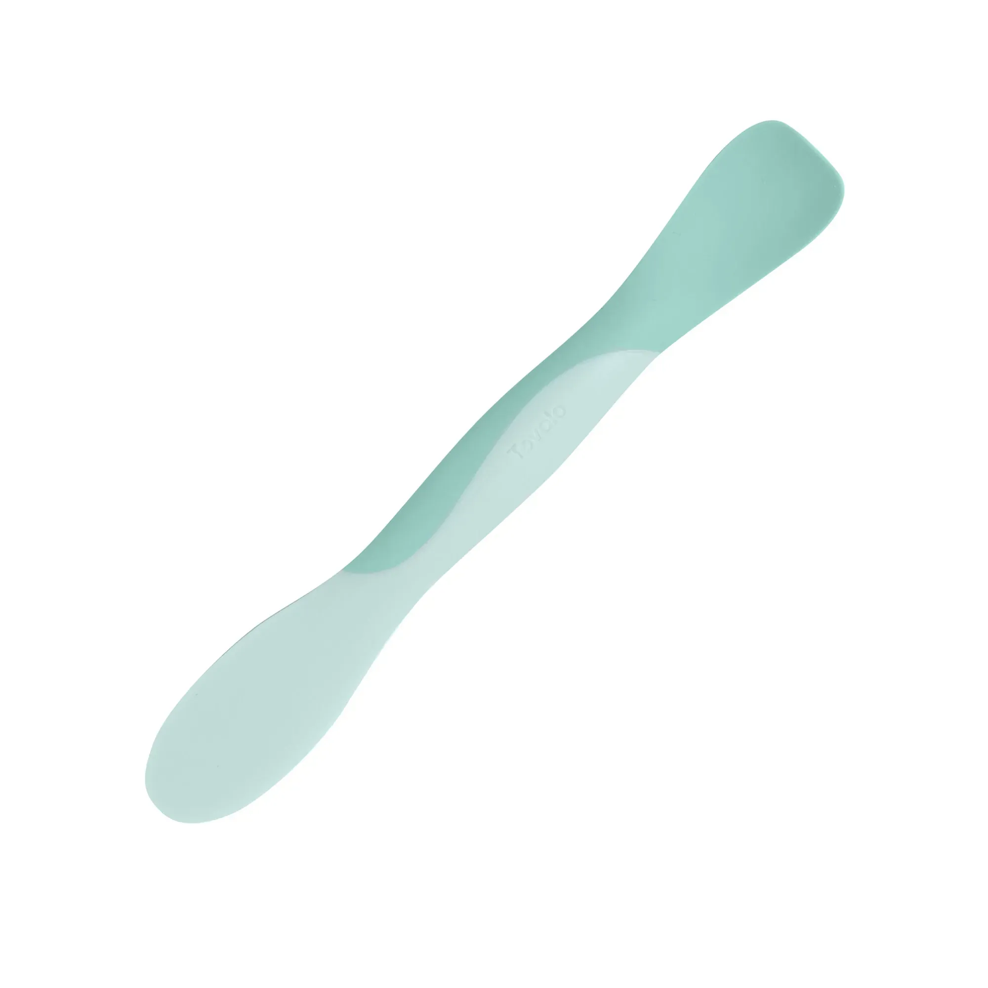 Mini Scoop and Spread 8 Inch Silicone Spreader, Aqua Seafoam Green (5-Pack)